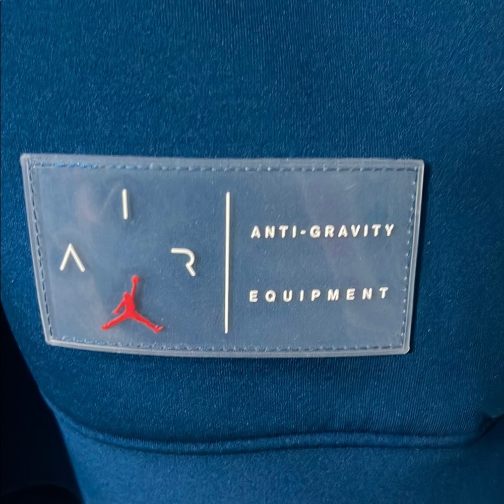 AIR JORDAN anti- gravity aqua fleece hoodie size large - Picture 4 of 5